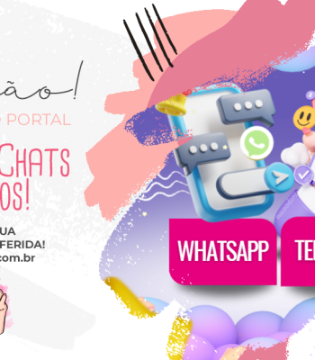 CANAIS & CHATS OFICIAIS | Telegram & WhatsApp